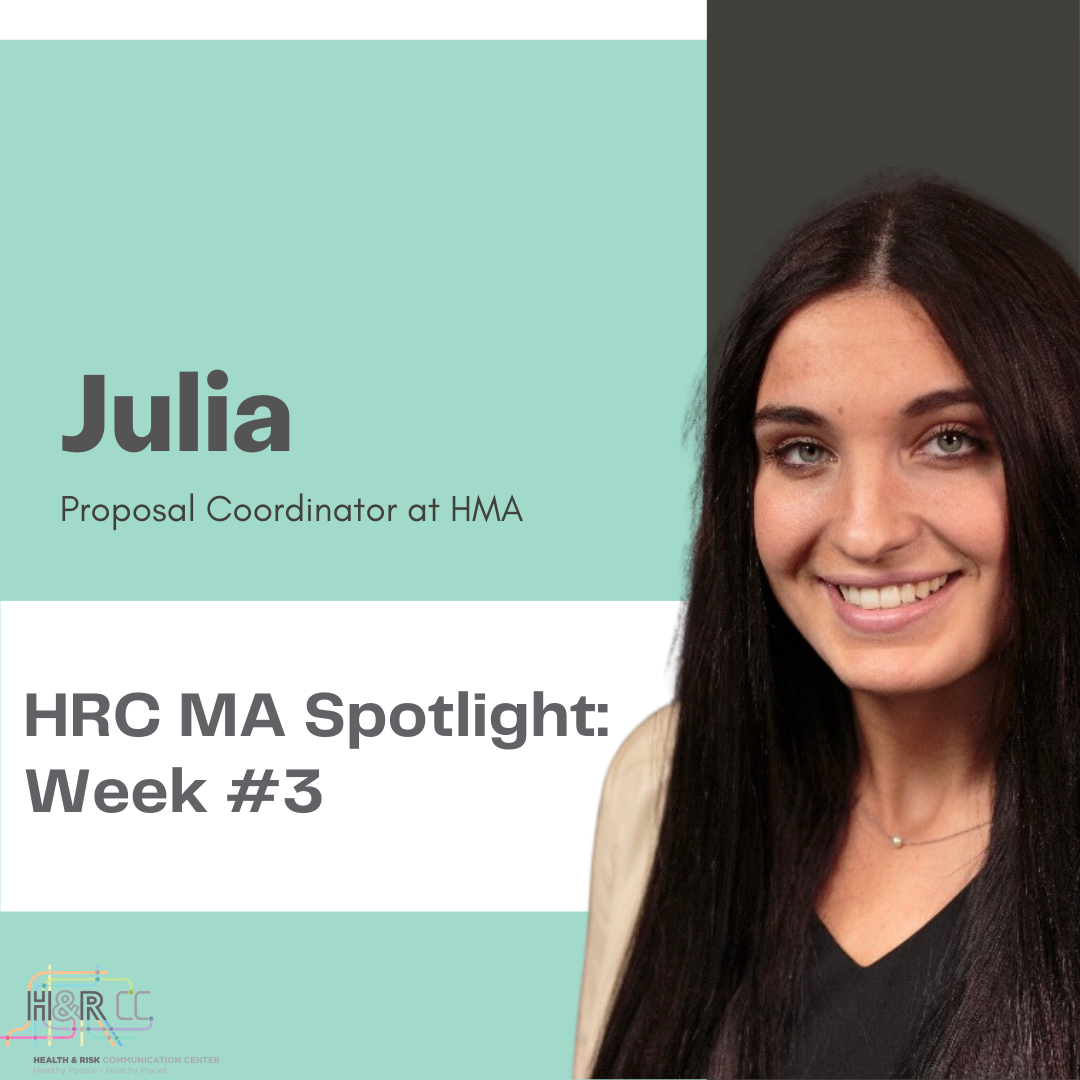 Meet HRC MA Alumna, Julia